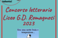 Concorso Letterario “G.D. ROMAGNOSI” 2023